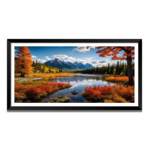 Nature Landscape Floating Frame Scenery Digital Print - (I5854) - 12x24 inch Modern Nature Wall Art for Living Room, Bedroom, Office, Hotels, Drawing Room Nature Landscape Floating Frame Scenery Digital Print - (I5854) - 12x24 inch Modern Nature Wall Art for Living Room, Bedroom, Office, Hotels, Drawing Room