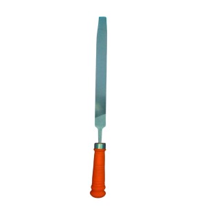 Flat Cut Hand File with Handle – High Carbon Steel Double Cut Metal File for Shaping, Smoothing & Deburring Flat Cut Hand File with Handle – High Carbon Steel Double Cut Metal File for Shaping, Smoothing & Deburring