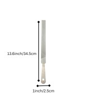 Stainless Steel Flat Hand File | Metal Filing Tool for Wood, Iron & Plastic | Durable Manual File Tool Stainless Steel Flat Hand File | Metal Filing Tool for Wood, Iron & Plastic | Durable Manual File Tool