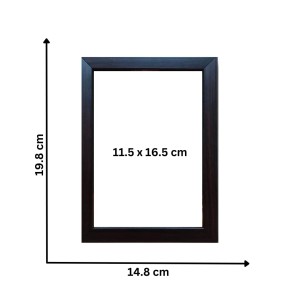 Hitech Swami Vivekananda Laminated photo frame for table, Study & living room, gifts (Pvc Frame and Front face - Glass, 8 x 6 inch)