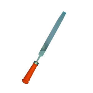 Flat Cut Hand File with Handle – High Carbon Steel Double Cut Metal File for Shaping, Smoothing & Deburring Flat Cut Hand File with Handle – High Carbon Steel Double Cut Metal File for Shaping, Smoothing & Deburring