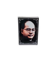 HiTechMart Subhash Chandra Bose Acrylic Photo Frame – Inspirational Freedom Fighter Portrait for Home & Office Décor