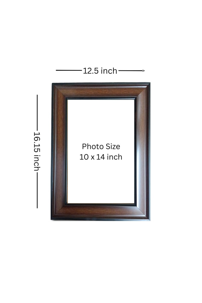 Hi Tech Sales Anukul Chandra Chakravarty Polystyrene Photo Frame for Wall Decor Home, Office, and Temple - Printed Photo, Pack of 1
