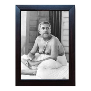 Hitech Sri Sri Anukulchandra Thakur Laminated photo frame for table, Study & living room, gifts (Pvc Frame and Front face - Glass, 8 x 6 inch)