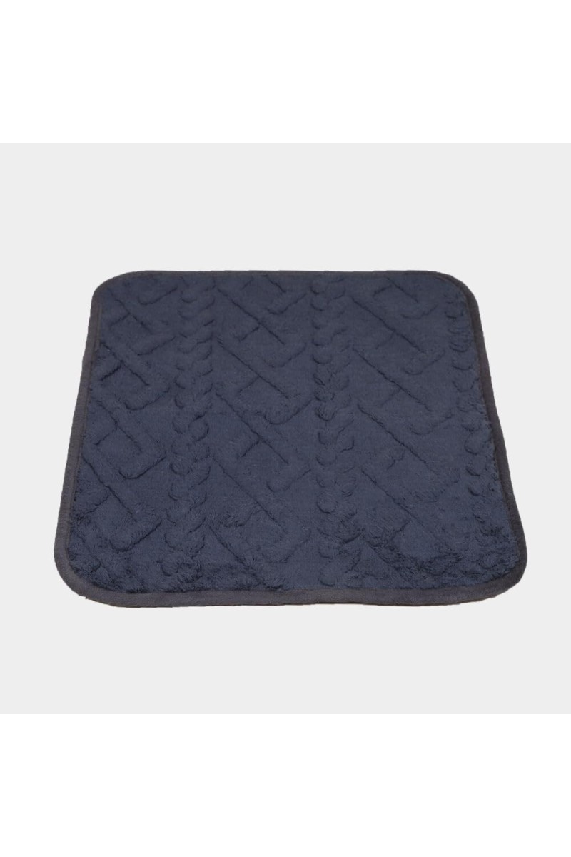 Home Beautiful Anti-Skid Blue Polyester Mat