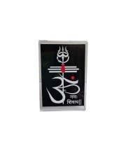 HiTechMart Om Namah Shivaya Acrylic Photo Frame – Divine Lord Shiva Symbol for Home, Office & Pooja Room Décor