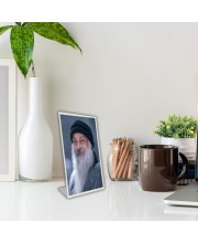 Car Desk/Table Top Oshoo Acrylic L-Style Photo Stand - 2.5x3.5 Inches, Compact And Stylish Spiritual Display (F6698)