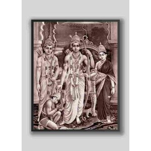 Ram Sita with Laxman Hanuman ji Wood laminated Photo Frame for Wall Hanging/Gift/Temple/puja Room/Home Decor Ram Sita with Laxman Hanuman ji Wood laminated Photo Frame for Wall Hanging/Gift/Temple/puja Room/Home Decor