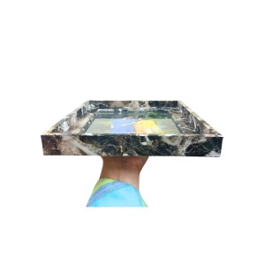 Black Marble Design Photo Frame for Home & Office | Tabletop & Wall Mount Display | Fits 6x8 Inch Pictures | Modern Decorative Picture Frame (Black & White Marble) Black Marble Design Photo Frame for Home & Office | Tabletop & Wall Mount Display | Fits 6x8 Inch Pictures | Modern Decorative Picture Frame (Black & White Marble)