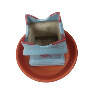 Tulsi Planter Pot with Tray for Home Balcony Indoor Outdoor Garden Decorative Durable Plastic Pot for Holy Basil Plant Tulsi Planter Pot with Tray for Home Balcony Indoor Outdoor Garden Decorative Durable Plastic Pot for Holy Basil Plant