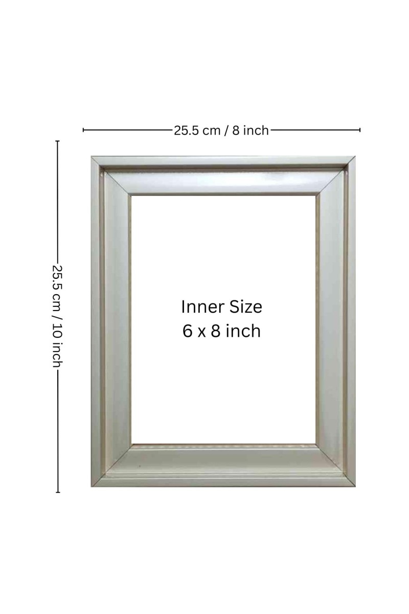 HiTechMart Modern Grey 8 x 10 inch Picture Frame Polystyrene Photo Frame with Glass Front, Vertical Display Ideal for Office, Home, or Gifting