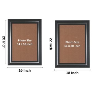Set of 2 Black Photo Frames for Wall & Table Décor – Sleek Modern Empty Picture Frames for Home & Office, Display Portrait or Landscape Orientation (2, 22x18) Set of 2 Black Photo Frames for Wall & Table Décor – Sleek Modern Empty Picture Frames for Home & Office, Display Portrait or Landscape Orientation (2, 22x18)