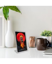 Car Desk/Table Top Jai Jagannath Acrylic L-Style Photo Stand - 2.5x3.5 Inches, Compact And Stylish Spiritual Display (F6658)