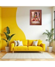 Mata Parvati Lord Shiva Photo Frame 13X17 Inch Religious Wall & Table Decor Frame (F18148X13X17)