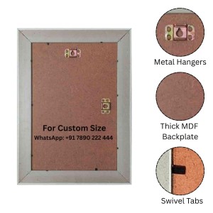 HiTechMart 11x15inch Polystyrene Picture Frame Modern Style Wood Pattern with Acrylic Glass Ready for Wall Display HiTechMart 11x15inch Polystyrene Picture Frame Modern Style Wood Pattern with Acrylic Glass Ready for Wall Display