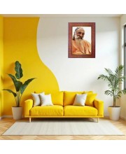 Shri Mataji Nirmala Devi Photo Frame 13X17 Inch Religious Wall & Table Decor Frame | Shri Mataji Nirmala Devi Spiritual Photo Frame For Home, Temple & Office (F18300X13X17)