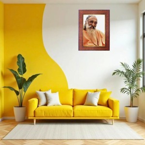 Shri Mataji Nirmala Devi Photo Frame 13X17 Inch Religious Wall & Table Decor Frame | Shri Mataji Nirmala Devi Spiritual Photo Frame For Home, Temple & Office (F18300X13X17)