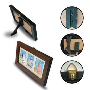 Hitech sales Sarada Devi, Ramakrishna Paramahansa and Swami Vivekananda Polystyrene Small Photo Frame for Decoration, Gifting (Tabletop, Rectangular, 7 x 4 inches Frame, Brown, Pack of 1) Hitech sales Sarada Devi, Ramakrishna Paramahansa and Swami Vivekananda Polystyrene Small Photo Frame for Decoration, Gifting (Tabletop, Rectangular, 7 x 4 inches Frame, Brown, Pack of 1)