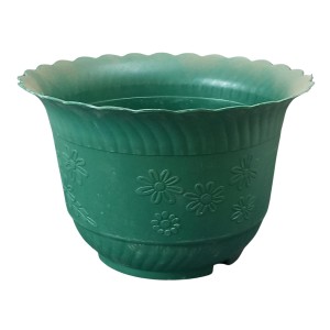 HitechMart Large Flower Pots (8''H x 10''W) – Stylish Planters for Indoor & Outdoor Plants, Succulents, and Herbs
