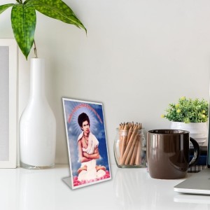 Car Desk/Table Top Prabhu Jagadbandhu Acrylic L-Style Photo Stand - 2.5x3.5 Inches, Compact And Stylish Spiritual Display (F6684) Car Desk/Table Top Prabhu Jagadbandhu Acrylic L-Style Photo Stand - 2.5x3.5 Inches, Compact And Stylish Spiritual Display (F6684)