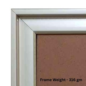 HiTechMart Modern Grey 8 x 10 inch Picture Frame Polystyrene Photo Frame with Glass Front, Vertical Display Ideal for Office, Home, or Gifting