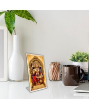Car Desk/Table Top Lord Hanuman Acrylic L-Style Photo Stand - 2.5x3.5 Inches, Compact And Stylish Spiritual Display (F6667)