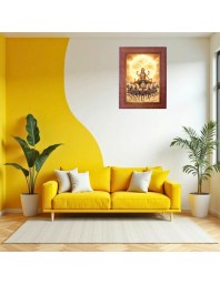 Lord Ayyapan Photo Frame 21X25 Inch Religious Wall & Table Decor Frame | Lord Ayyapan Spiritual Photo Frame For Home, Temple & Office | Decorative Hindu God & Goddess Frame (Pack Of 1) (F18210)
