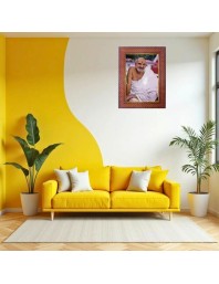 Sri Anandamayi Ma Photo Frame 13X17 Inch Religious Wall & Table Decor Frame | Sri Anandamayi Ma Spiritual Photo Frame For Home, Temple & Office (F18296X13X17)