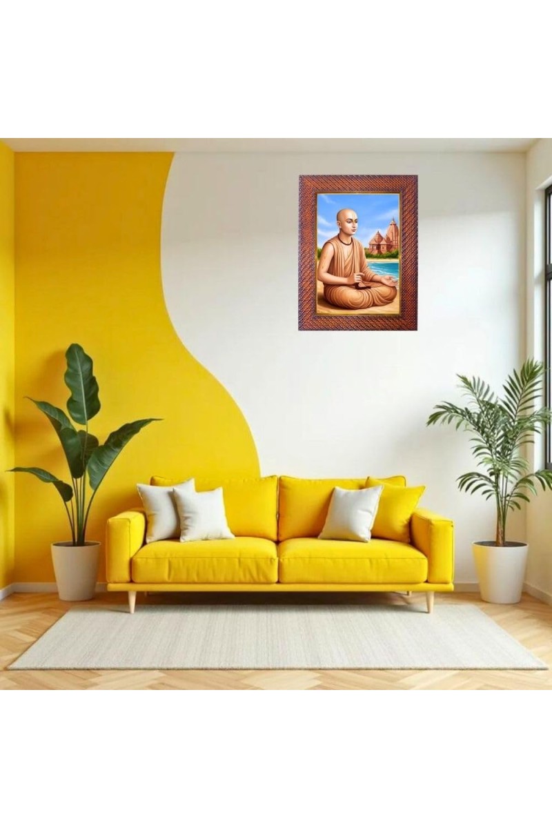 Mataji Nirmala Devi Photo Frame 17X21 Inch Religious Wall & Table Decor Frame | Mataji Nirmala Devi Spiritual Photo Frame For Home, Temple & Office (F18421X17X21)