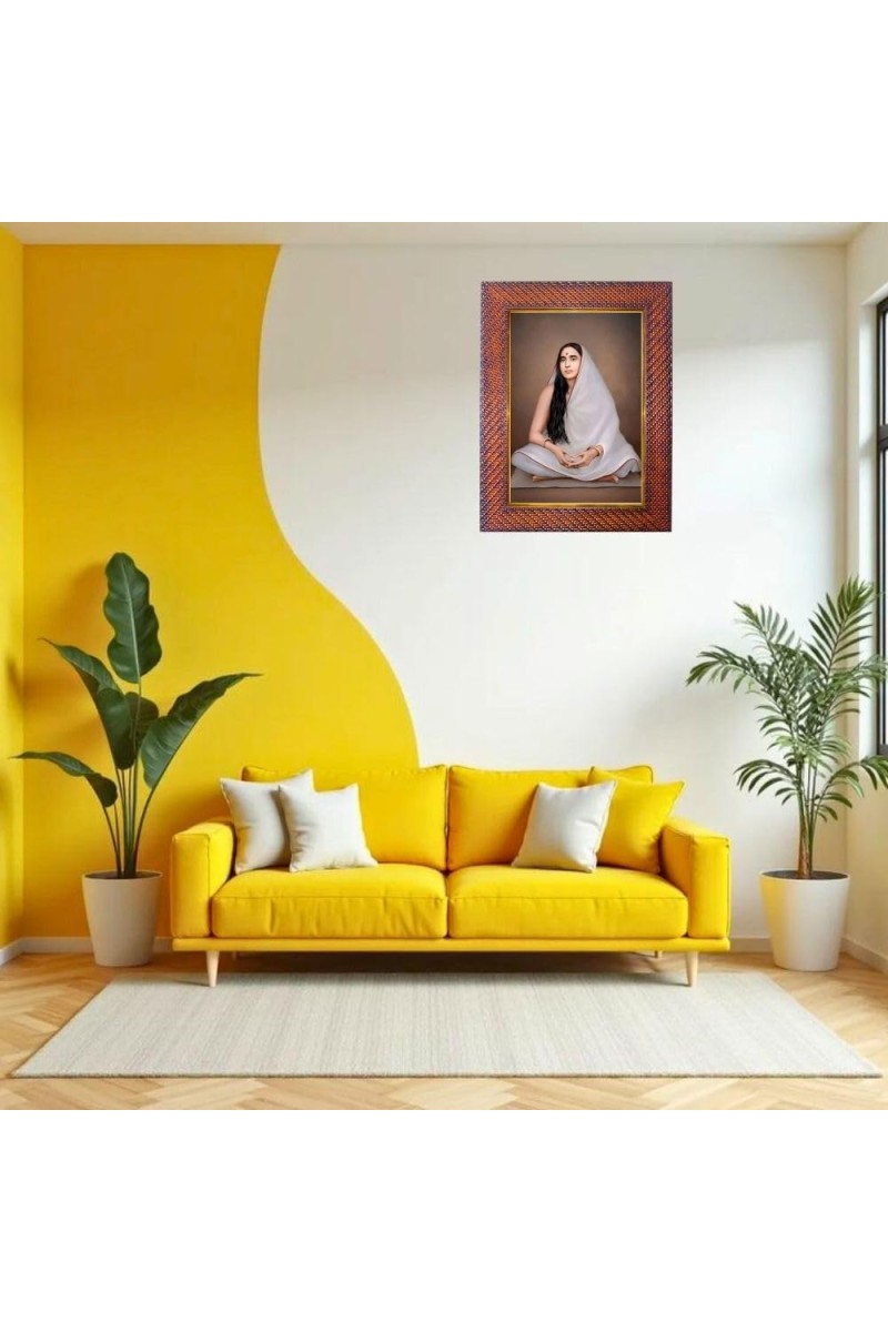 Saint Kabir Photo Frame Religious Wall & Table Decor Frame | Saint Kabir Spiritual Photo Frame For Home, Temple & Office | Decorative Hindu God & Goddess Frame (Pack Of 1) (F18271)