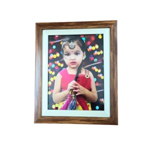 Wooden Photo Frame with Inner White Border – Modern Tabletop & Wall Mount Picture Frame with Glass Front (Empty Frame) (Brown & White) Wooden Photo Frame with Inner White Border – Modern Tabletop & Wall Mount Picture Frame with Glass Front (Empty Frame) (Brown & White)