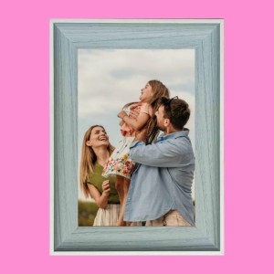 HiTechMart 11x15 inch Single Picture Frame Grey Solid Polystyrene Frame with Acrylic Glass for 8x12 Without Mat Wall Display