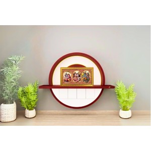 Baby Krishna And Radha Photo Frame - 8x14 Inch Brown Wooden Frame | Hindu Gods Wall Decor For Home & Office Baby Krishna And Radha Photo Frame - 8x14 Inch Brown Wooden Frame | Hindu Gods Wall Decor For Home & Office