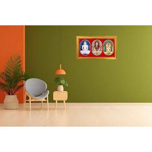 Tirthankara Photo Frame - 8x14 Inch Brown Wooden Frame | Hindu Gods Wall Decor For Home & Office Tirthankara Photo Frame - 8x14 Inch Brown Wooden Frame | Hindu Gods Wall Decor For Home & Office