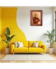 Swami Vivekananda Photo Frame 10x14 Inch Religious Wall & Table Decor Frame | Swami Vivekananda Spiritual Photo Frame For Home, Temple & Office | Decorative Hindu God & Goddess Frame (Pack Of 1) (