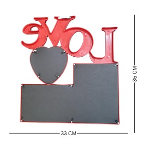 HiTechMart Red LOVE Multi-Photo Frame – Romantic Wall Hanging Picture Frame for 3 Photos (5x7, 6x4, Heart-Shaped) – Love-Themed Home Décor, Wedding, Anniversary & Valentine’s Day Gift HiTechMart Red LOVE Multi-Photo Frame – Romantic Wall Hanging Picture Frame for 3 Photos (5x7, 6x4, Heart-Shaped) – Love-Themed Home Décor, Wedding, Anniversary & Valentine’s Day Gift