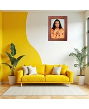 Maharishi Mahesh Yogi Photo Frame 13X17 Inch Religious Wall & Table Decor Frame | Maharishi Mahesh Yogi Spiritual Photo Frame For Home, Temple & Office | Decorative Hindu God & Goddess Frame (Pack