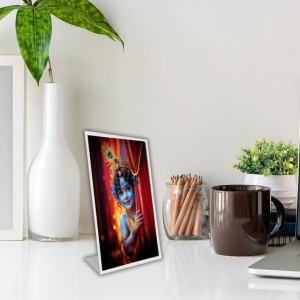 Car Desk/Table Top Divine Krishna Acrylic L-Style Photo Stand - 2.5x3.5 Inches, Compact And Stylish Spiritual Display (F6727) Car Desk/Table Top Divine Krishna Acrylic L-Style Photo Stand - 2.5x3.5 Inches, Compact And Stylish Spiritual Display (F6727)