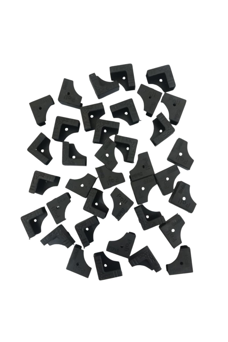 Black Photo Frame Side Plastic Corner 8x10 Inch Modern Wall Mount Display for Home Office Gallery Decoration (100 Pcs)