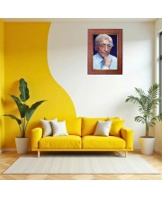 Sadhguru (Jaggi Vasudev) Photo Frame 13X17 Inch Religious Wall & Table Decor Frame | Sadhguru (Jaggi Vasudev) Spiritual Photo Frame For Home, Temple & Office (F18304X13X17)