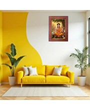 Maa Durga Photo Frame 13X17 Inch Religious Wall & Table Decor Frame | Maa Durga Spiritual Photo Frame For Home, Temple & Office | Decorative Hindu God & Goddess Frame (Pack Of 1) (F18123)