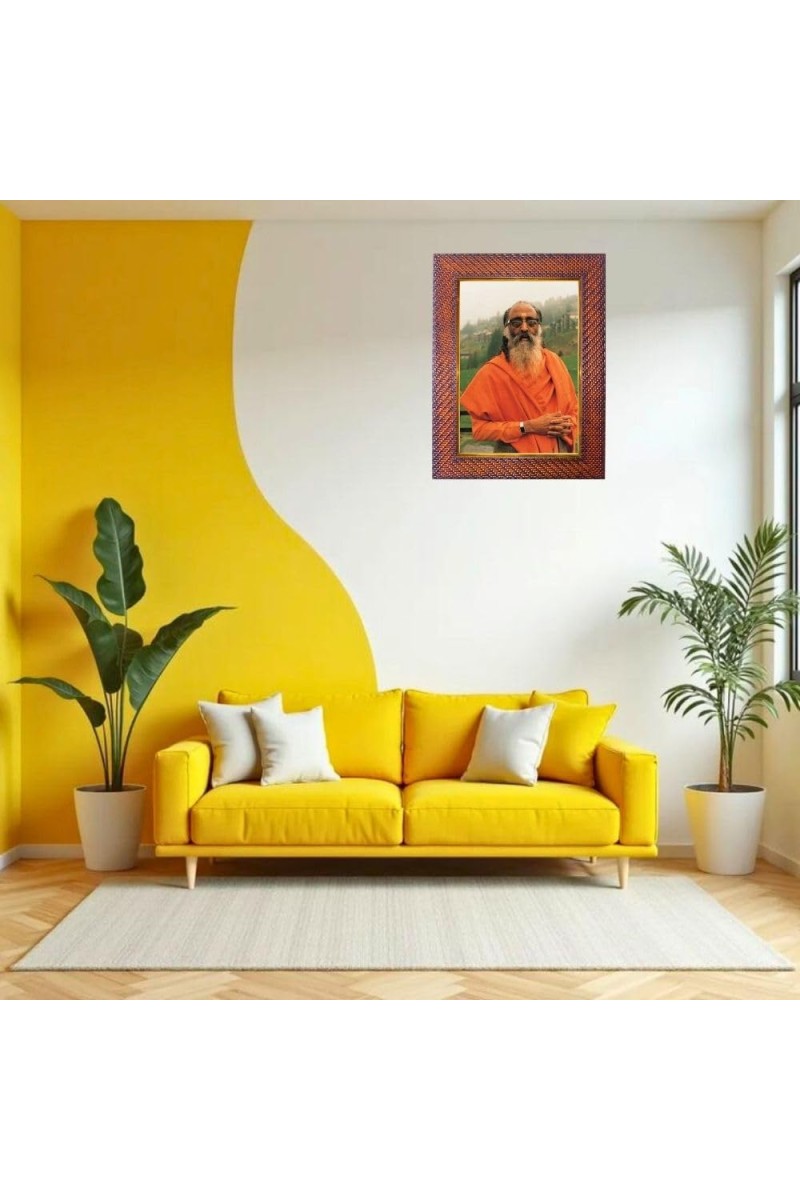 Shri Mataji Nirmala Devi Photo Frame 15X19 Inch Religious Wall & Table Decor Frame | Shri Mataji Nirmala Devi Spiritual Photo Frame For Home, Temple & Office (F18301X15X19)