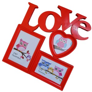 HiTechMart Red LOVE Multi-Photo Frame – Romantic Wall Hanging Picture Frame for 3 Photos (5x7, 6x4, Heart-Shaped) – Love-Themed Home Décor, Wedding, Anniversary & Valentine’s Day Gift HiTechMart Red LOVE Multi-Photo Frame – Romantic Wall Hanging Picture Frame for 3 Photos (5x7, 6x4, Heart-Shaped) – Love-Themed Home Décor, Wedding, Anniversary & Valentine’s Day Gift