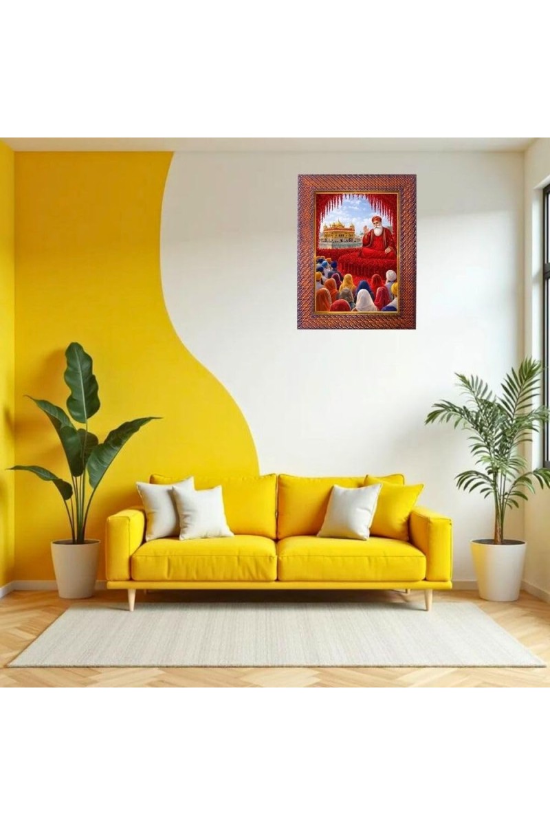 Swami Vivekanand Photo Frame 17X21 Inch Religious Wall & Table Decor Frame | Swami Vivekanand Spiritual Photo Frame For Home, Temple & Office (F18258X17X21)