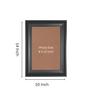 Elegant Black Photo Frame for Wall & Table Décor | Wooden Finish Picture Frame for Home, Office & Gift Use | Suitable for Photo, Certificate & Artwork Display