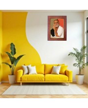 Ramanujacharya Photo Frame 13X17 Inch Religious Wall & Table Decor Frame | Ramanujacharya Spiritual Photo Frame For Home, Temple & Office | Decorative Hindu God & Goddess Frame (Pack Of 1) (F18402