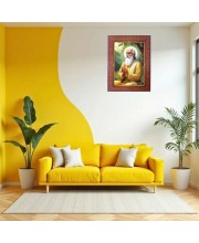 Paramahansa Yogananda Photo Frame 19X23 Inch Religious Wall & Table Decor Frame | Paramahansa Yogananda Spiritual Photo Frame For Home, Temple & Office (F18279X19X23)