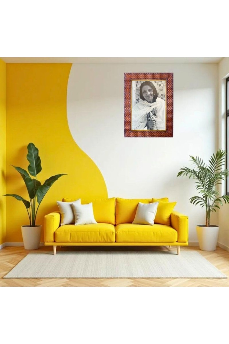 Sri Sri Ravi Shankar Photo Frame Religious Wall & Table Decor Frame | Sri Sri Ravi Shankar Spiritual Photo Frame For Home, Temple & Office | Decorative Hindu God & Goddess Frame (Pack O