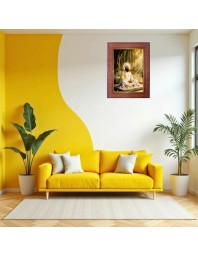 Swami Vivekanand Photo Frame Religious Wall & Table Decor Frame | Swami Vivekanand Spiritual Photo Frame For Home, Temple & Office | Decorative Hindu God & Goddess Frame (Pack Of 1) (F1