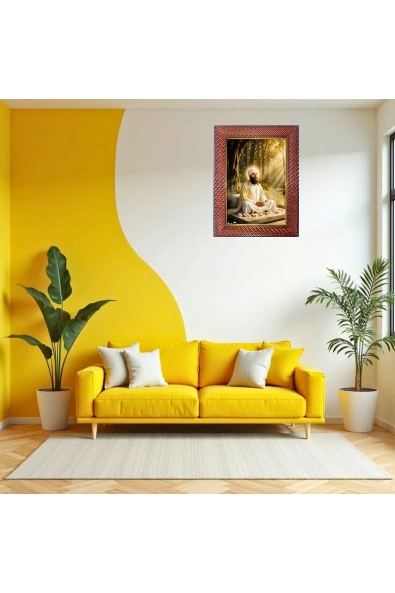 Swami Vivekanand Photo Frame Religious Wall & Table Decor Frame | Swami Vivekanand Spiritual Photo Frame For Home, Temple & Office | Decorative Hindu God & Goddess Frame (Pack Of 1) (F1